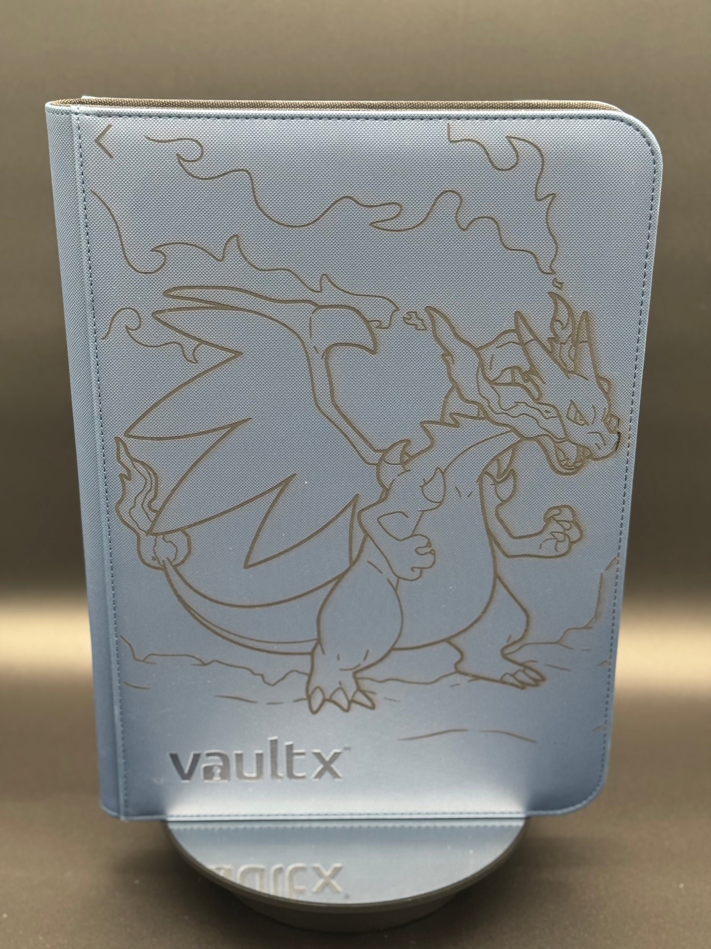 Personalized 9 Pocket VaultX Laser-Engraved Trading Card Binder for Collectible Card Games