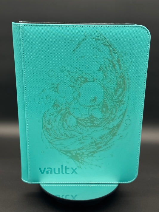 Personalized 9 Pocket VaultX Laser-Engraved Trading Card Binder for Collectible Card Games