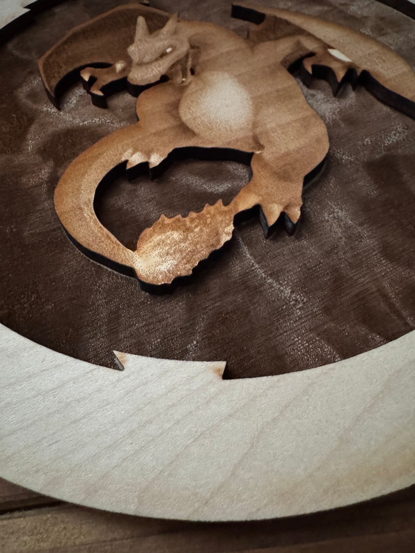Charizard Wood Art