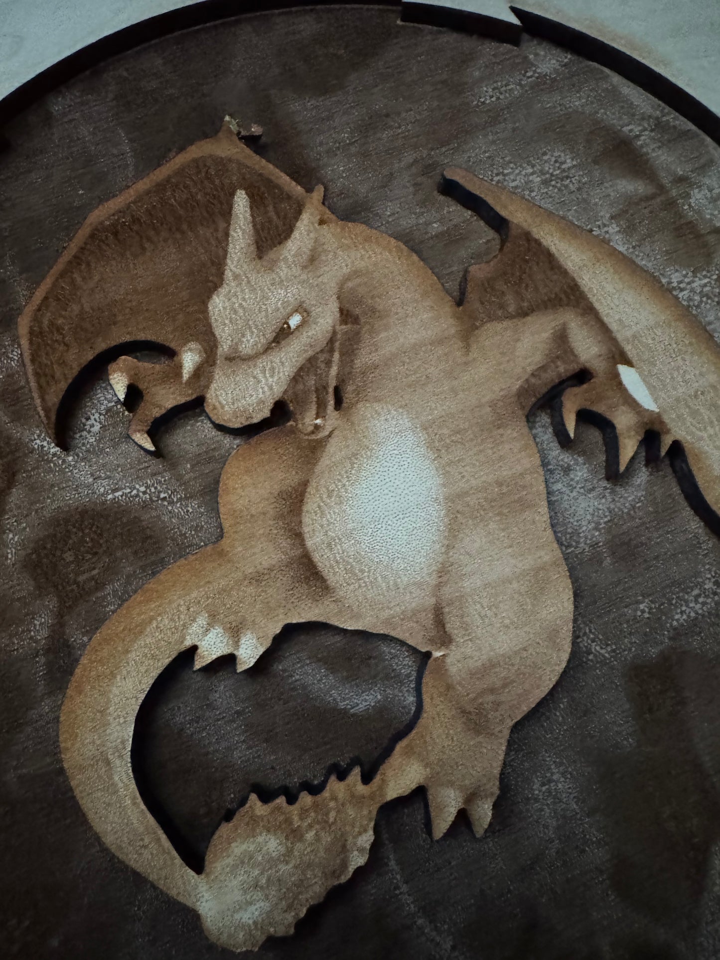Charizard Wood Art